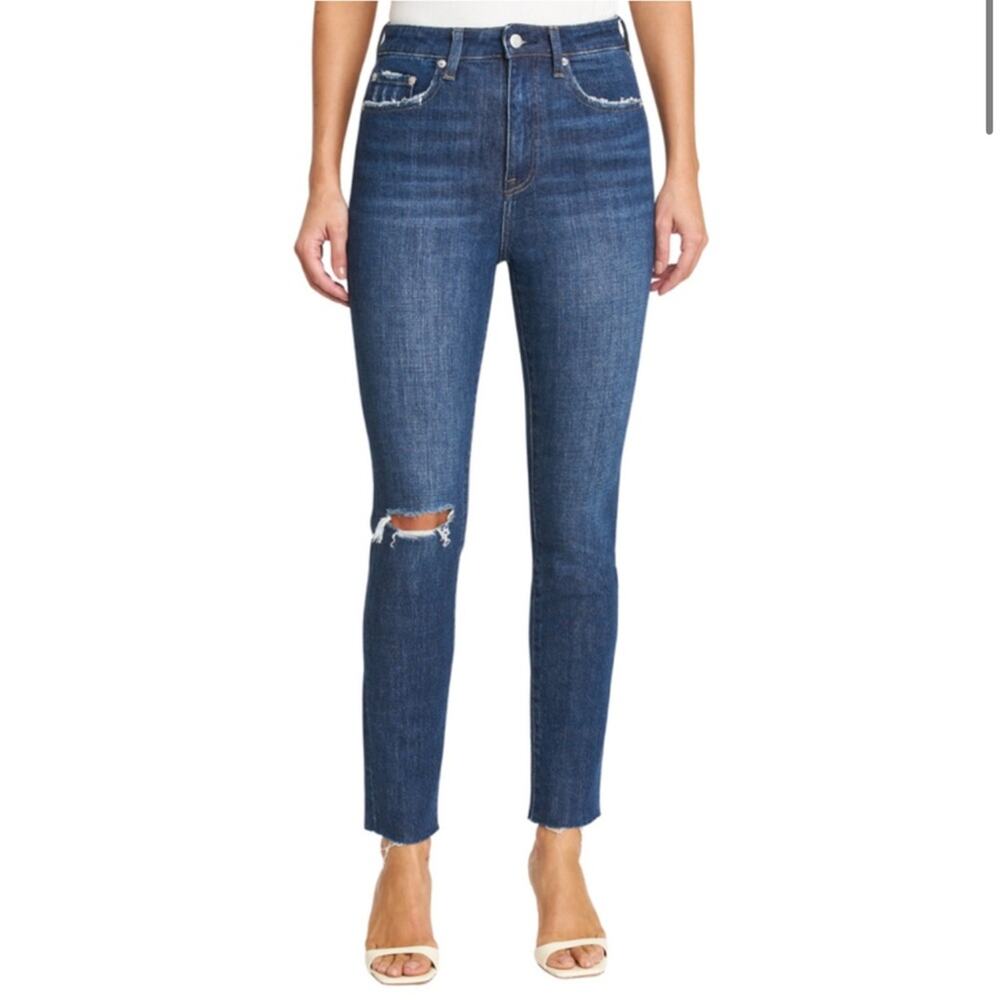Pistola | Cara Essex High Rise Vintage Skinny Distressed Jeans Size 29